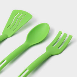 Цена за 2 шт. Набор кухонных принадлежностей Доляна «Глори», 3 шт., зелёный