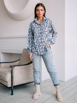 02-1165 Блуза - Вишня фото 4