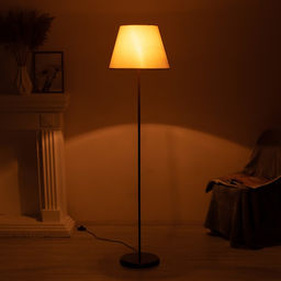 Торшер напольный BayerLux 1064/1, E27, 1×15 Вт, Коричневый