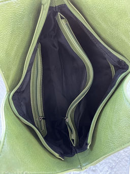 Женская сумка из эко кожи 0025 Светло-Зеленый - Sergio valentini фото 7