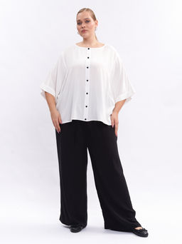 Блузка с коротким рукавом BL16404WHT04 - Артесса фото 8