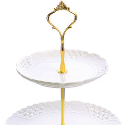 60025 Конфетница 3ярус 15-20-25см фарфор LR (х8) - Mayer&boch фото 2