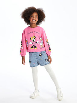 Beli Lastikli Minnie Mouse Nak??l? K?z Bebek Jean ?ort - Waikiki фото 5