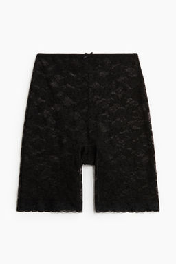 Culotte biker de encaje