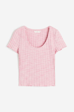 Camiseta de canal? con escote pronunciado