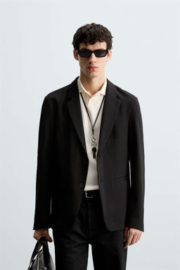 BLAZER SLIM FIT CONFORT / Negro