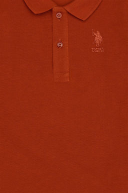 Базовая толстовка с воротником-поло Brick для мальчиков - U.s. polo assn фото 6