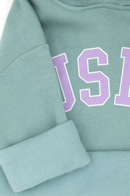 K_z _ocuk Mint Sweatshirt Sepette S_rpriz _ndirim - U.s. polo assn фото 3