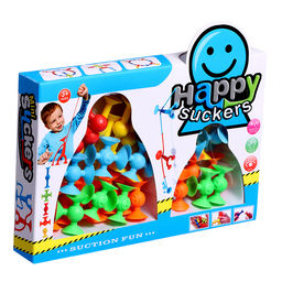 Мягкий конструктор детский Весёлые присоски, 35 деталей