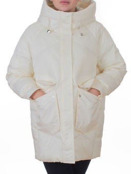 EB2819 MILK Куртка зимняя женская (200 гр. холлофайбер)