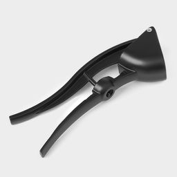 Пресс для чеснока Magistro Alum black, 18.5, с выталкивателем косточек, чёрный  фото 3