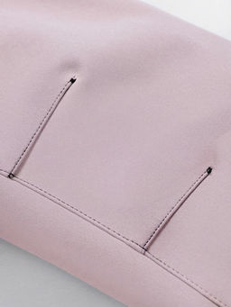 Парка женская софтшелл виндстоппер удлинённая с капюшоном розового цвета 9618_1R