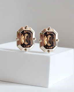 Серьги с кристаллами Swarovski