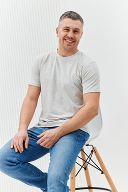 Футболка Berchelli 6778 из хлопка с лайкрой  фото 7