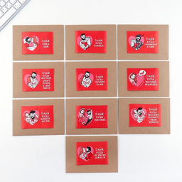 Набор конвертов с наклейками Открой, когда... (Парочка), 10шт., 16 х 11,5 см - Simaland фото 10