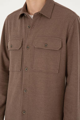 Мужская бежевая трикотажная рубашка Неожиданная скидка в корзине - U.s. polo assn фото 7