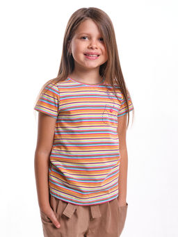 Футболка для девочки UD 0403 желтый