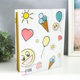 Фотоальбом магнитный на 20 листов Смайлы. Сохрани улыбку, 29?24?2 см