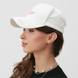 Кепка женская MINAKU, белая, размер 58, хлопок 100%