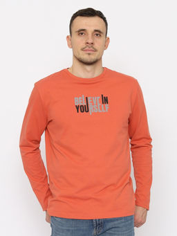 CRB wear/CWSM 60312-29 Джемпер мужской,терракотовый/Ex.Cherubino