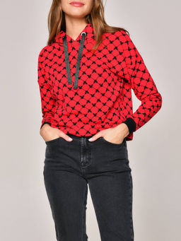 CONTE Джемпер женский DISNEY LD 1066 risky red-black