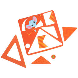 Детская развивающая игра Крошка Я «Маленький строитель / Транспорт», EVA + карточки, виды МИКС, Крошка Я