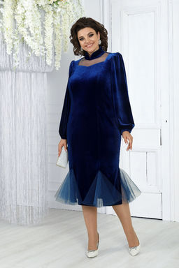 Платье Ninele 7431-Р темно-синий - Mira fashion фото 575