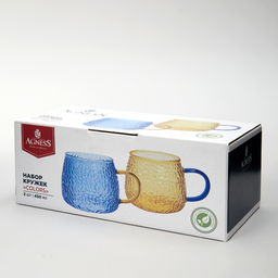 НАБОР КРУЖЕК COLORS ИЗ 2-Х ШТ. 450 МЛ - Agness фото 3