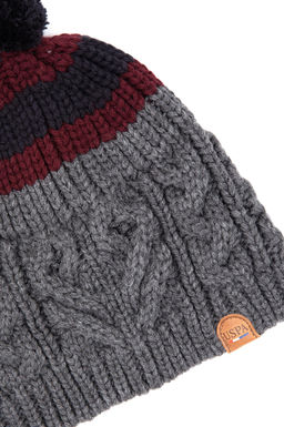 Erkek _ocuk Gri Melanj Bere - U.s. polo assn фото 3