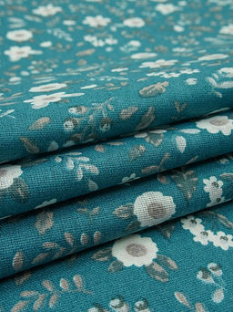 Бязь "Ивона" цв.морская волна, ш.1.5м, хлопок-100%, 120гр/м.кв