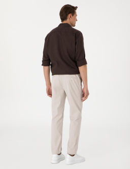 Bej Ex. Slim Fit Kuma_ Pantolon - Pierre cardin фото 4