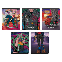 Тетрадь, 48 л. клетка, арт. 59109/ 5 ПРОТИВ ПРАВИЛ /мягкий переплёт (2 скобы), обложка - выборочный