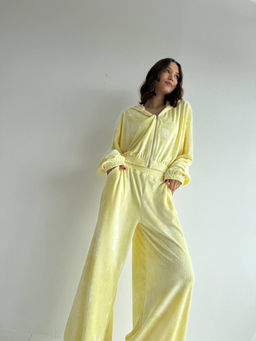 317 Женский комплект на молнии, лимонный - Knitka wear фото 4