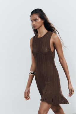 KNIT MINI DRESS - Zara фото 4
