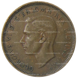 1/2 пенни 1938 года Австралия