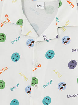 Resort Yaka Erkek ?ocuk Pijama Tak?m