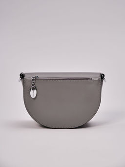 Сумка кожаная на плечо Azaro 31032 нельсон/серый