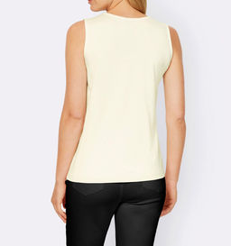 Топ с кружевом шампань - Heine фото 4