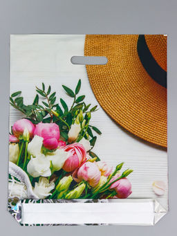 Цена за 25 шт. Пакет Шарм, полиэтиленовый с вырубной ручкой, 38?45 + 3 см, 60 мкм