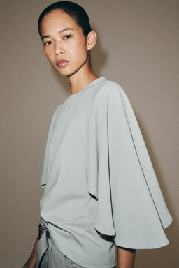 CAMISETA COMBINADA / Azul / Gris - Zara фото 2
