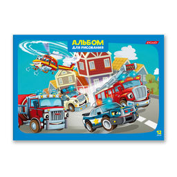 Светоч 12АЛСК4_1_3_9 Альбом для рисования 100 г/м2 A4 29 х 20.5 см на скобе 12 л. 10 шт. 000644 Весёлые картинки  фото 57