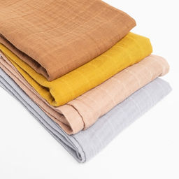 Полотенце муслиновое LoveLife, 50*90 см, корица, 100% хл, 3-сл, 180 гр/м2  фото 6