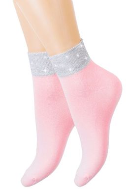 Носки женские с люрексом Красная ветка