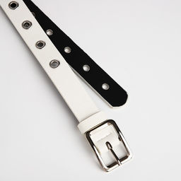 Ремень женский, ширина 2.5 см, люверсы, пряжка металл, цвет белый - Simaland фото 4