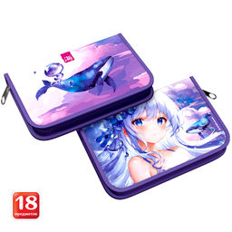 Цена за 1 шт. Пенал-книжка с наполнением ErichKrause 135x205x30мм Kawaii Whale
