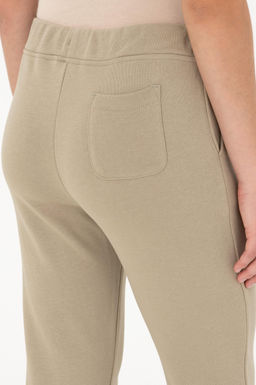 Женские легкие спортивные штаны цвета хаки - U.s. polo assn фото 6