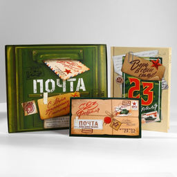 Подарочный набор, ежедневник в твердой обложке А5, 80 л планер, 50 л. С днем защитника отечества. 23 февраля