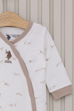 Erkek Bebek Krem Pijama Tak_m_ - U.s. polo assn фото 2