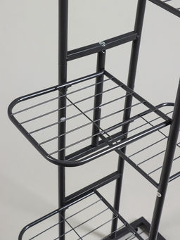 Подставка для цветов Greengo, 6 полок, 44×22×105 см, напольная, металл, тёмно-серая