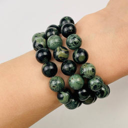 Бусины для украшений из Яшмы "Камбаба" (35 бусин) 38 см